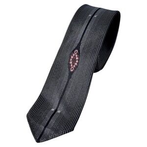 Vintage Tootal Silver Quality Striped Necktie Made in England